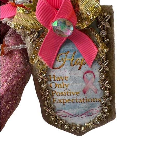 Mark Roberts Spirit of Hope Breast Cancer Awareness Fairy Figurine Ornament 11” - Picture 5 of 14